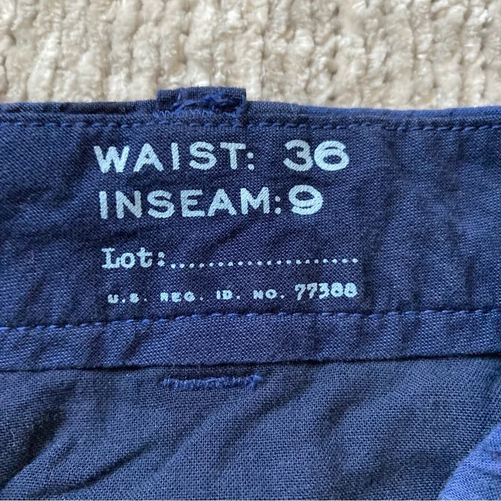 J.Crew Men’s Patchwork Plaid Shorts in Navy Blue